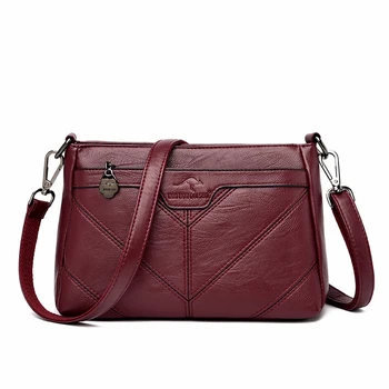 

2019 Luxury Women Handbags Designer Leather Women Messenger Bags Casual Shoulder Bag For Women Sac A Main Female Handbags Ladies