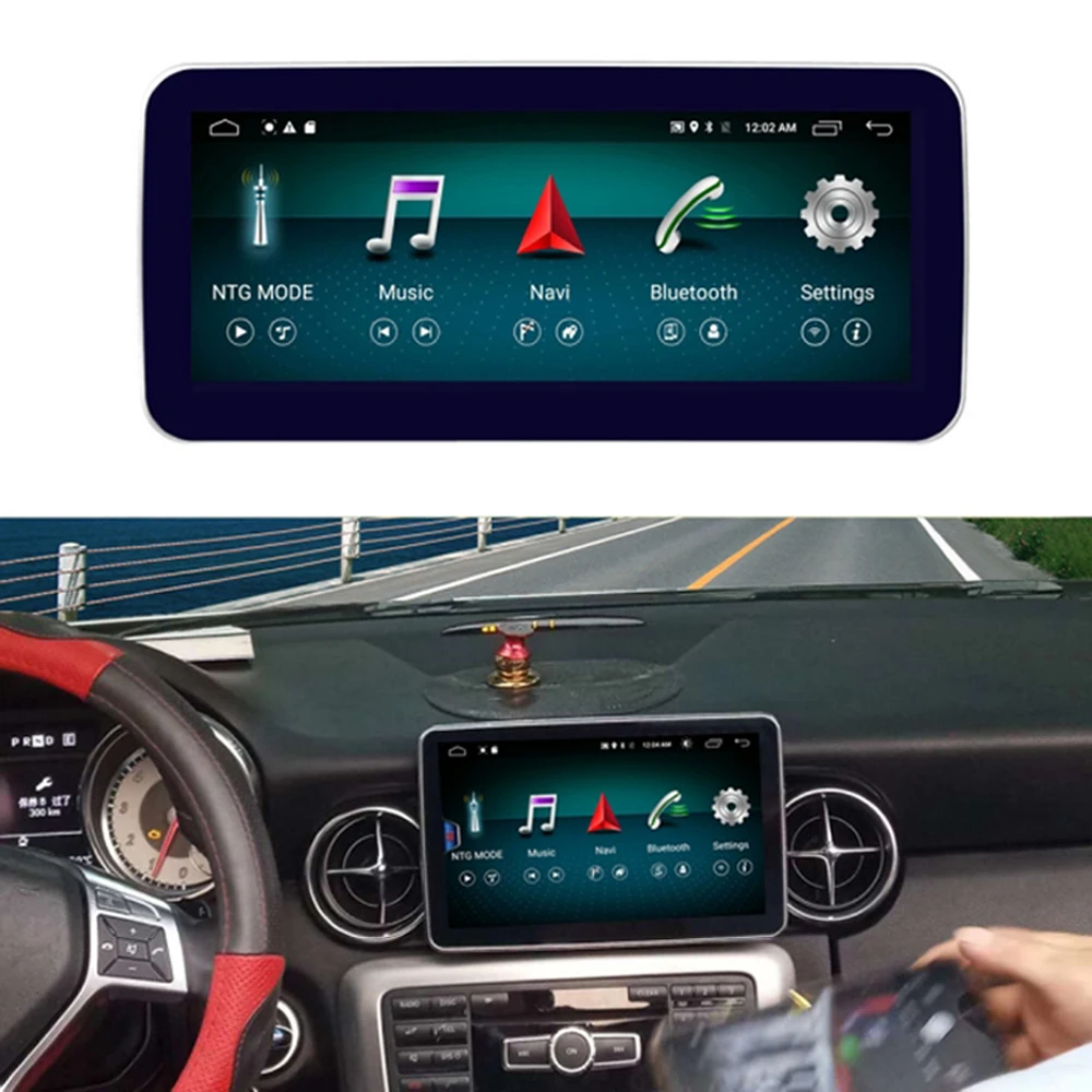 

8.4" Android 8.1 Car Radio GPS Navigation WiFi Bluetooth Head Unit Screen for Mercedes Benz 2011-2015 SLK 200 250 300 350 55 AMG
