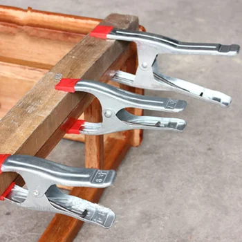 

2pcs New type Spring Clamps "A" Type Woodworking Pipe Clamp for Tent Wood board metal fixing tools