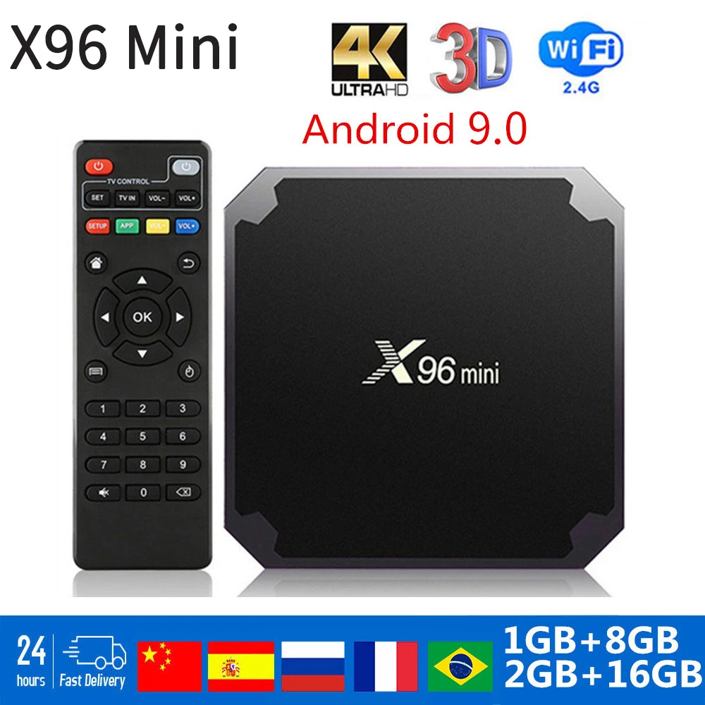 X96 Mini 2gb 16gb Android 7.1 4k Tv Box S905w Quad - X96 Mini Android 9.0 Smart  Tv - Aliexpress