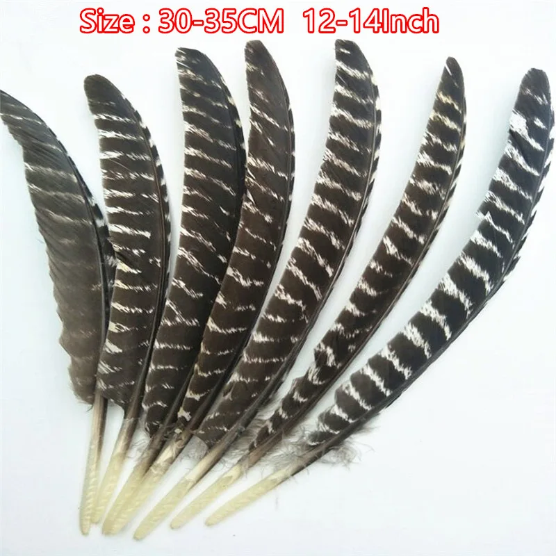 30-35CM 12-14Inch Настоящие натуральные орлиные перья, 16-18 дюймов(20-40 см), высокое качество, Орлиная птица, перо для свадебного украшения, сделай сам, ювелирное изделие - Цвет: 30-35CM 12-14Inch