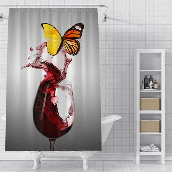 

Custom The quilt Waterproof Shower Bath Curtain Printed Bathroom Decor Various Sizes#2020-06-04