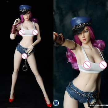 

SUPER DUCK SET038 1/6 Scale Female Figure Accessory TBLeague S07C Female Body Street Fighting Girl clothing Set Head for 12‘’ TB