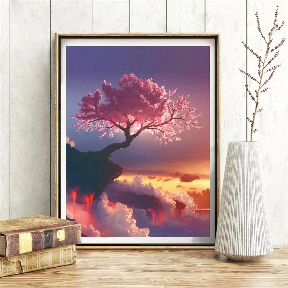 Ancient Tree of Life New 2023 5D Diy Diamond Painting Large Castle Cross  Stitch Full Diamond Embroidery Mosaic Wall Decor G242 - AliExpress