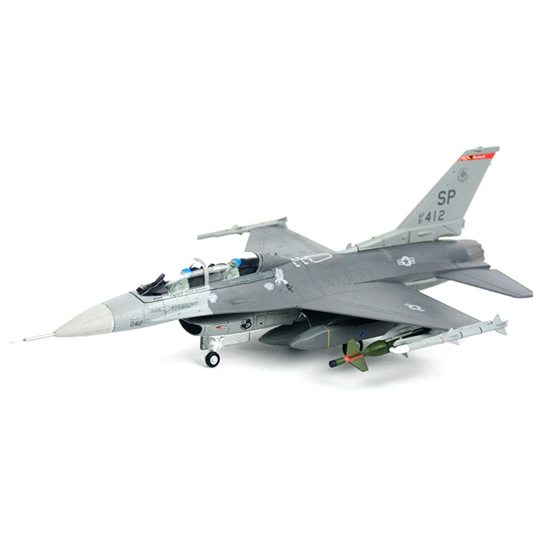 die-cast 1/72 scale prebuilt metal alloy F-16 Fighting Falcon multirole fighter F-16D collectible hobby finished aircraft model