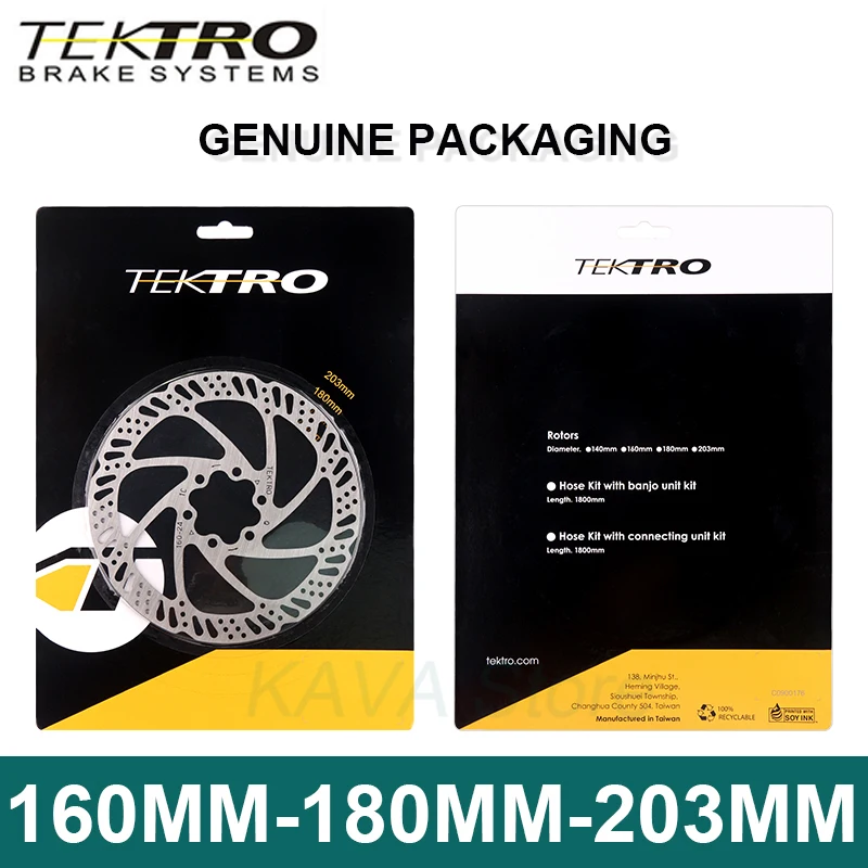 

TEKTRO DH велосипедный ротор 160/180/203 мм дисковый тормоз для горного велосипеда роторы MTB тормозная колодка E10.11 для Shimano MT200/M355/M395/M415
