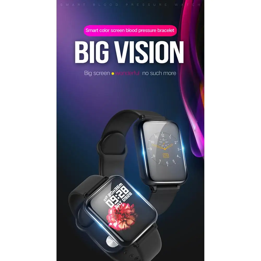 B57 Touch Screen Waterproof Smart Bracelet with Heart Rate Blood Pressure Oximetry Step Reminder Remote Control Music B57 Touch Screen Waterproof Smart Bracelet with Heart Rate Blood Pressure Oximetry Step Reminder Remote Control Music