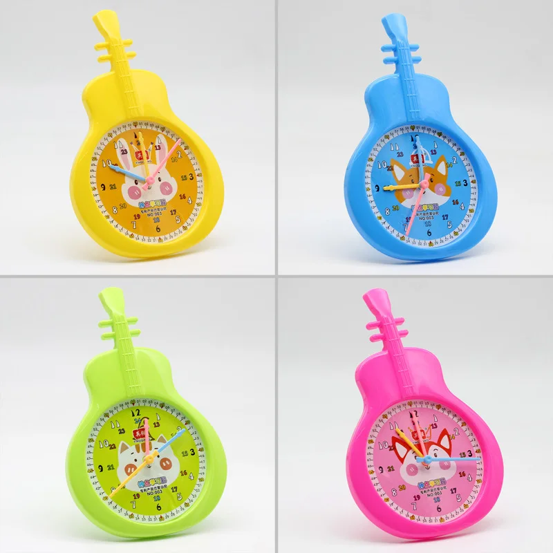 Fashion Kids Music Toys Learn To Tell Time Clock Model Teaching Kids Baby Early Learning Intelligence Toys Gifts For Children