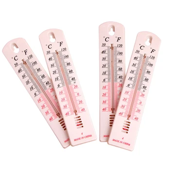 

10pcs Wall Hung Hang Indoor Thermometer Easy to Use Simple Design Measure Use Home Thermometer for Measurement Home Office A30