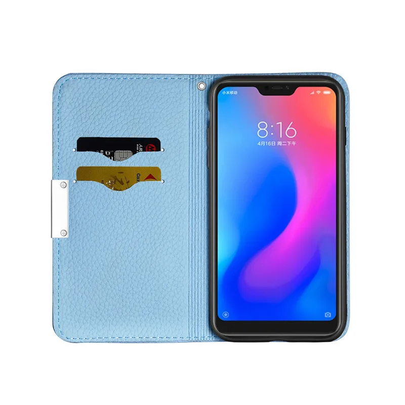 Чехол для Xiaomi Redmi 6 Pro кожаный магнитный чехол телефона K20 Note 7 6A 7A Redmi6 6Pro откидной