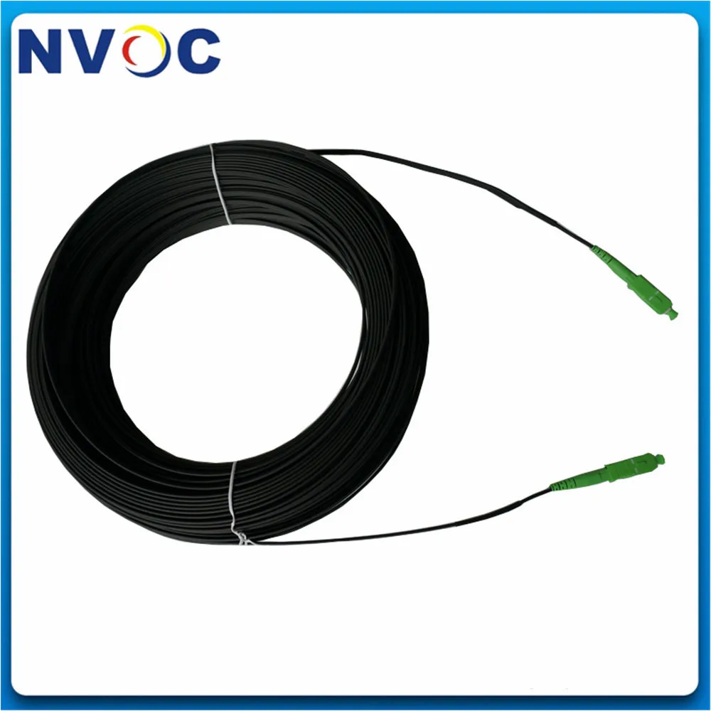 60 м FTTH GJXH волоконно оптический патч корд SM Simplex G657A LSZH SC/APC на обоих концах 50 см