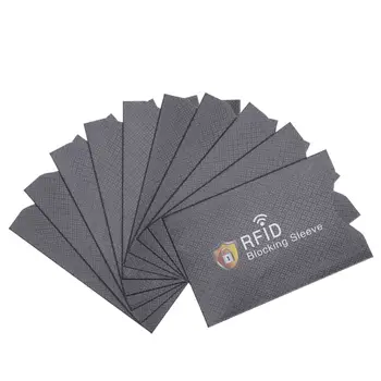 

10Pcs Anti Theft for RFID Credit Card Protector Blocking Sleeve Skin Case Cover