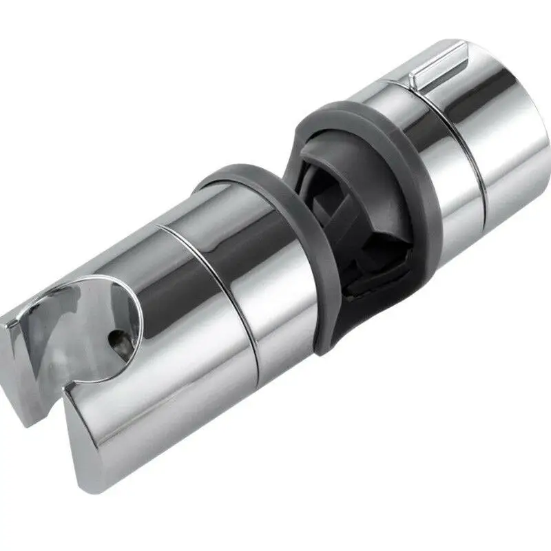 

ABS Replacement Sturdy Bathroom Shower Rail Head Slider Holder Adjustable Bracket Made In Sturdy 20-25mm