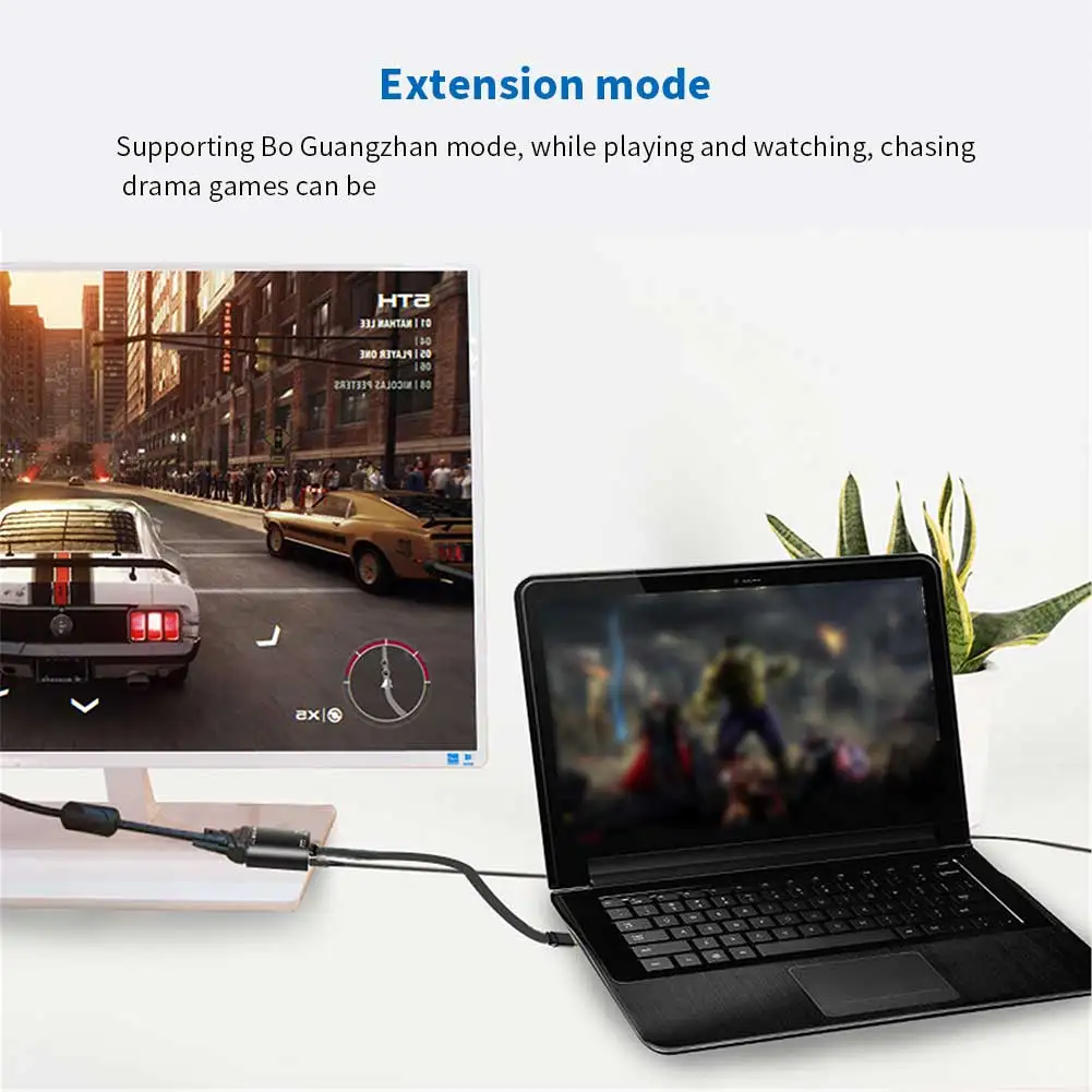 5 в 1 USB C к HDMI адаптер 4K type-C к HDMI/VGA/аудио/USB 3,0 порт+ USB C порт(PD) конвертер для ноутбука Macbook переключатель