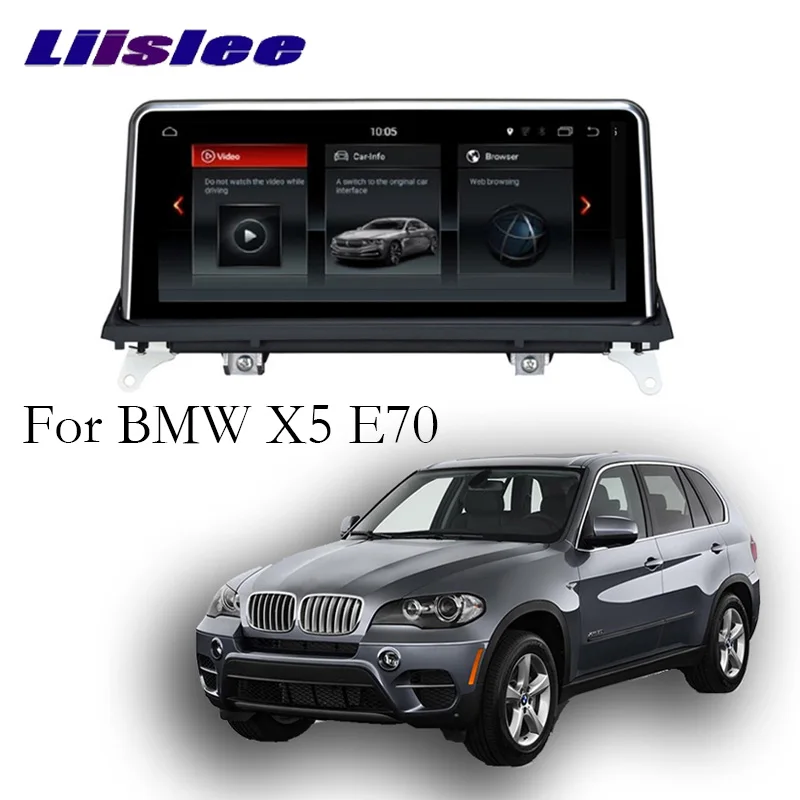 LiisLee Car Multimedia Player GPS Audio Radio For BMW X5 E70 2011~2013 CIC System CarPlay Adapter Navigation NAVI | Автомобили и