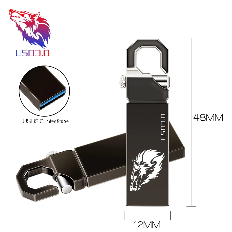 Металлический USB флеш накопитель 3 0 128 ГБ 64 32 16 8 4 Гб|USB флэш-накопители| |
