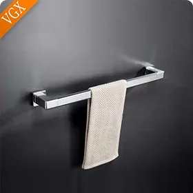 VGX Single Robe Tower Wall Hook Bag Coat Clothes Hanger for Bathroom Accessories Hardware Punch-Free Nail-Free Zinc Chrome Z1882