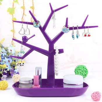

New Display Organizer Holder Show Rack Jewelry Necklace Ring Earring Tree Stand B99