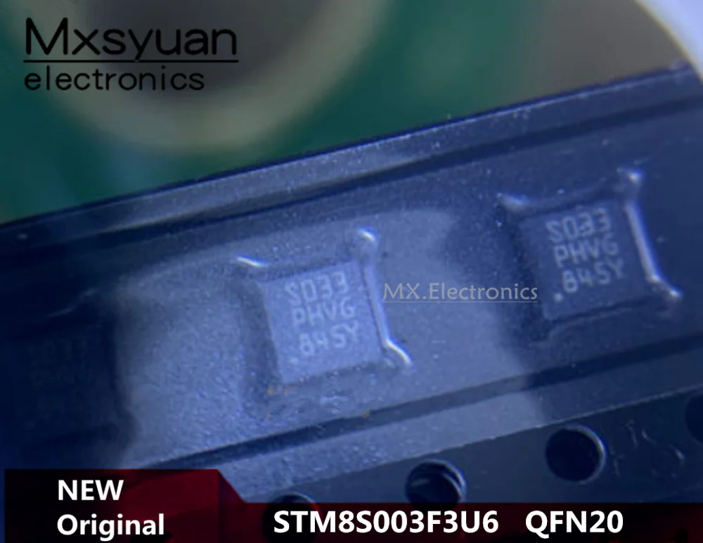 20 шт./лот STM8S003F3U6 STM8S003F3U6TR QFN20