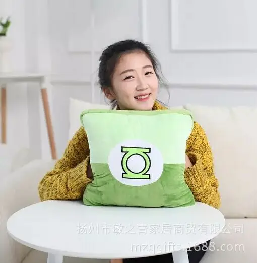 

New Style Spider-Man Hand Warmer Pillow Superman Pillow 5-Selectable Car Pillow New Year Gift on Behalf