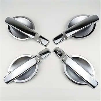 

ABS Chrome Door Handle Bowl Door handle Protective covering Cover Trim Car Styling For Nissan Qashqai J10 2008-2015