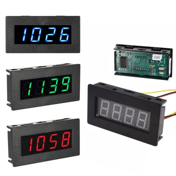 

High Precision Digital Frequency Tachometer 0.56" 4 LED DC 8-15V Car Motor Speed Meter RPM velocity Tester 5-9999R/M tacometro