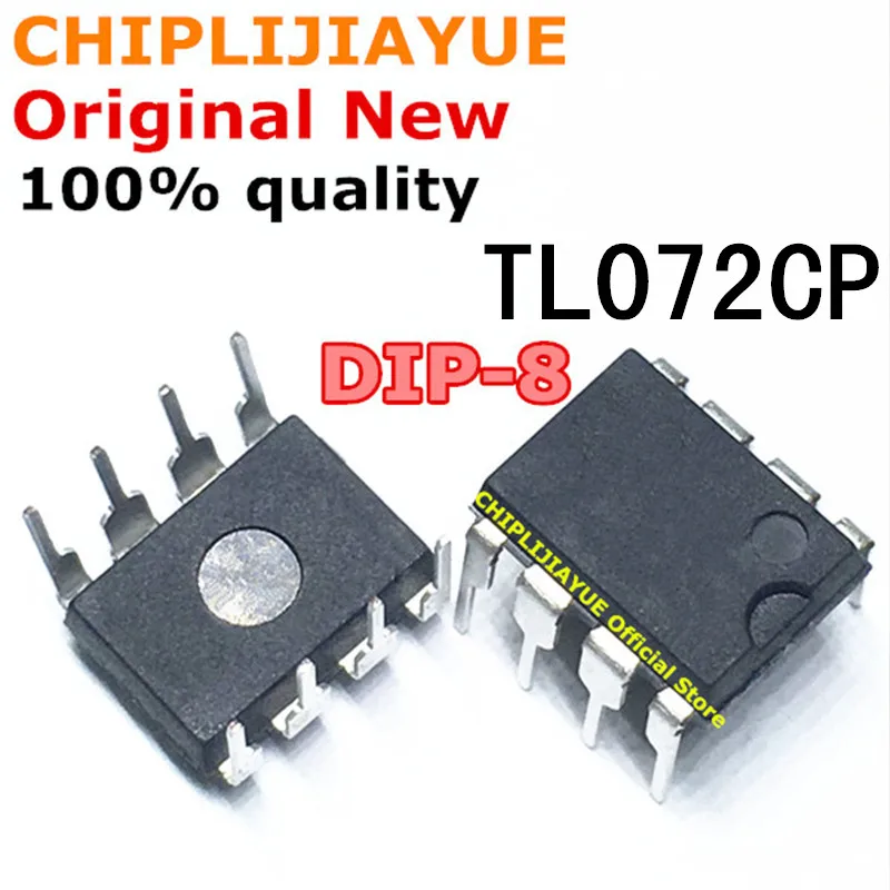 10PCS TL072CP DIP-8 TL072CN TL072C TL072 072 DIP8 New and Original IC Chipset afbeelding