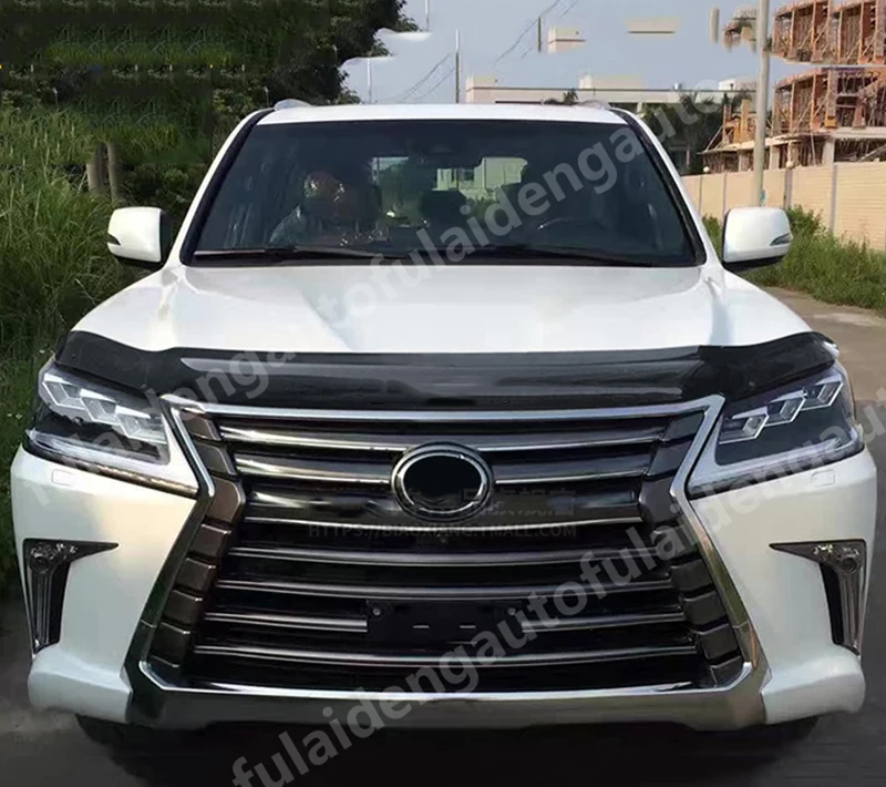 Дефлектор капота для Lexus LX570 2016 2019|Хромирование| |