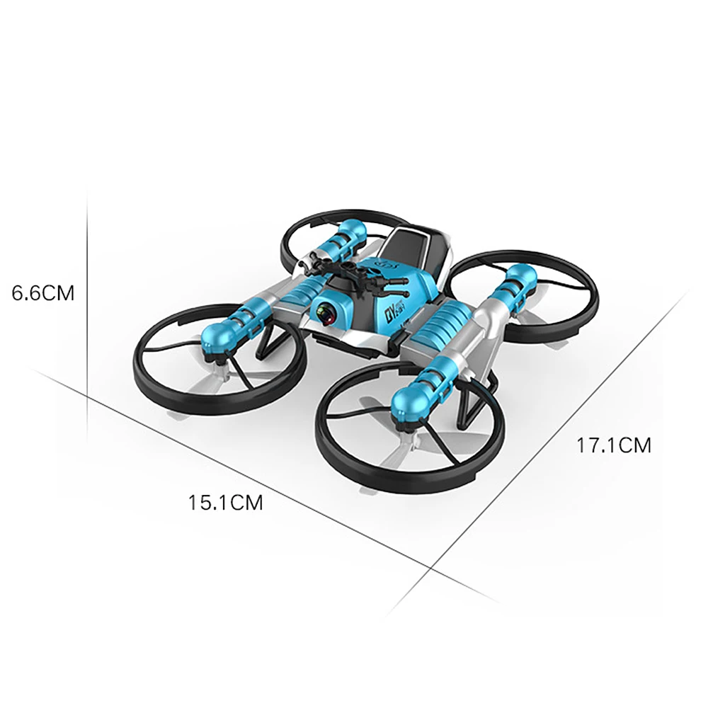 CYSINCOS RC мотоцикл 2 в 1 складной вертолет камера 0.3MP держать RC Квадрокоптер мотоцикл 2 в 1 Дрон