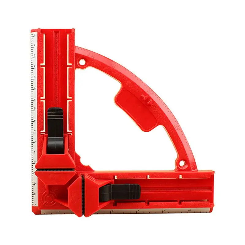

EASY-90 Degree Right Angle Clamp Mitre Clamps Corner Clamp Picture Holder Woodwork With Light Weight Integrated Rule