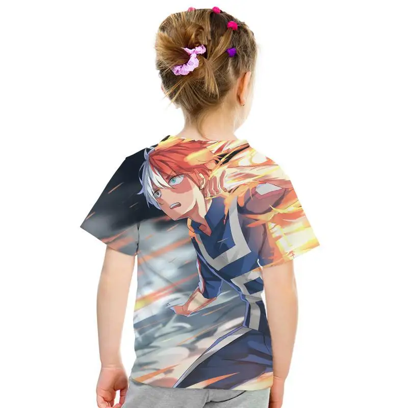 Крутой милый аниме patrn 3D impresin ropa para nios hombres/nias nios camiseta 3D calle moda nios camiseta