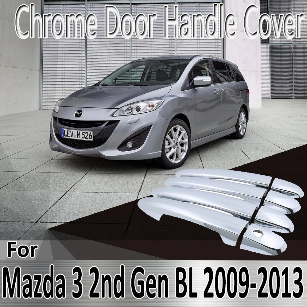 Наклейки для Mazda 3 2-го поколения BL Axela 2009 ~ 2013 2010 стильные украшения хромированная