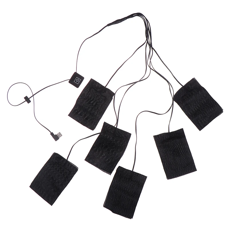 

2020 Clothes Heating Pad With 5v USB Charging Electric Heating Blade With 3 Gears Adjustable Temperature Heater Pad Vest Jacket