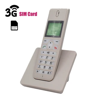 

Multi-language GSM Cordless Support 2G 3G SIM Card Wireless Phone With SMS Backlight Colorful Screen Fixed Telephone For Home