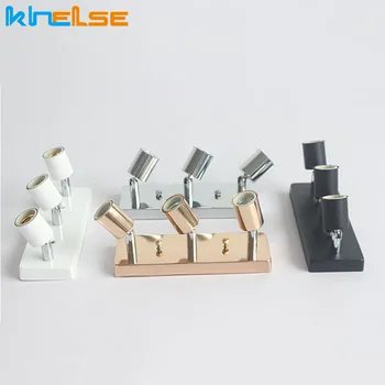 

Modern Fashion 2/3 Heads Art Loft Ceiling Lamp Base Holder Kitchen Ceiling Light E27 Decor Lighting Fixture for Living Room Bar