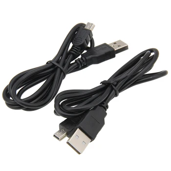 

Black USB 2.0 A Male To Mini USB 5 Pin B Data Charging Cable Cord Lead For Camera MP3/MP4 Mobile Phone 500pcs/lot