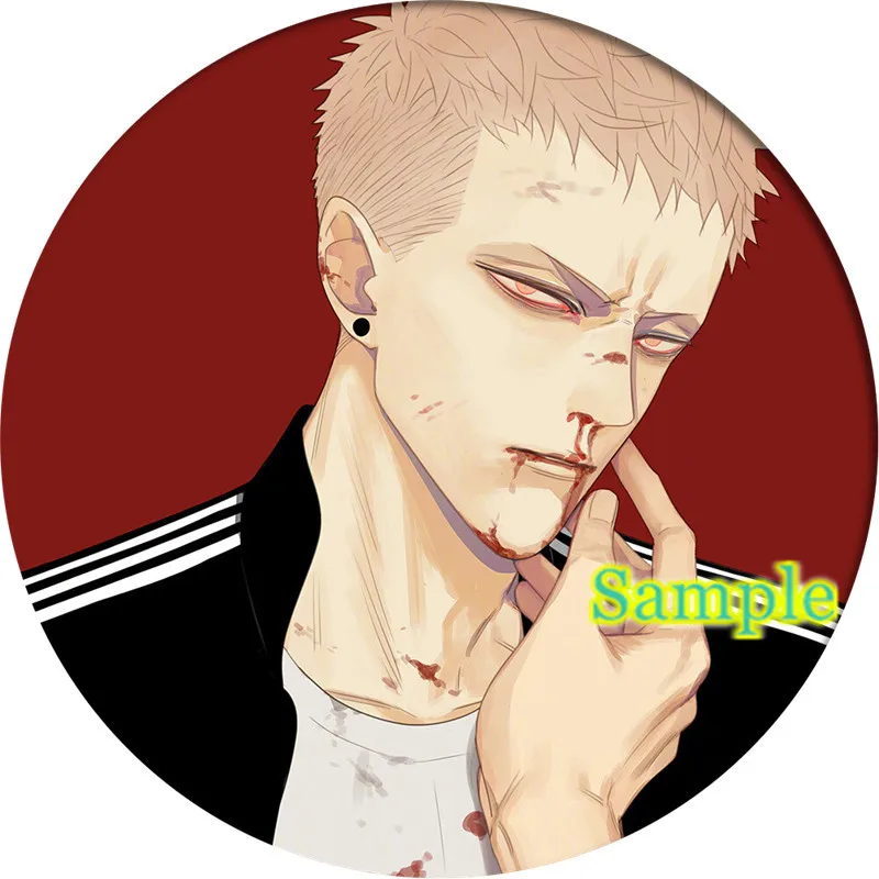 Anime 19 Days Cosplay Backpack Badges Old Xian Hetian Jia Brooch Pins Collection Breastpin for Bags Clothes