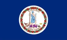 Флаг штата Вирджиния, США, 90*150 см
