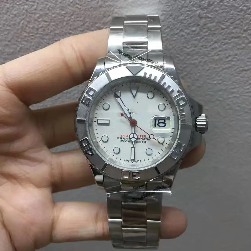 

yacht 40mm Watch Men master Automatic 11655 Mechanical Watch Sport Swim Clock Stainless Mechanical AAA