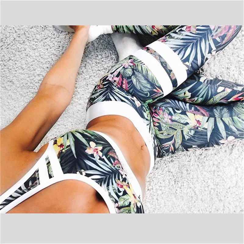 

Autumn And Winter New Style WOMEN'S Suit Digital Printing Europe And America Casual Sports Yoga Clothes Two-Piece Set a Generati