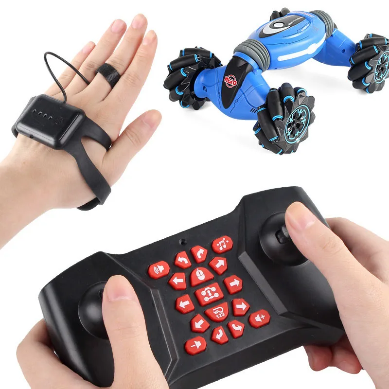 Cena Wykrywanie gestów Stunt zdalnie sterowanym samochodowym lekkim światłem dla dzieci muzyka skręcająca deformacja samochodu wspinaczka terenowa Model pojazdu