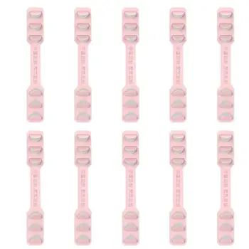 

10Pcs Face Mask Ear Hooks Buckle Soft Plastic Ear Band Extension for Adult Child