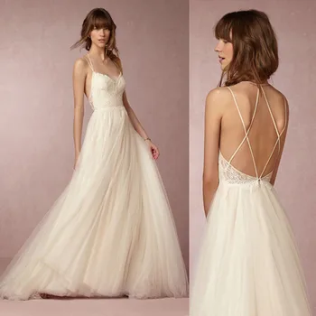 

2019 Wedding Celebrity Backless Spaghetti Strap Dress Sexy Women Sleeveless Bandage Lace Beach Style Party Dresses Wholesale