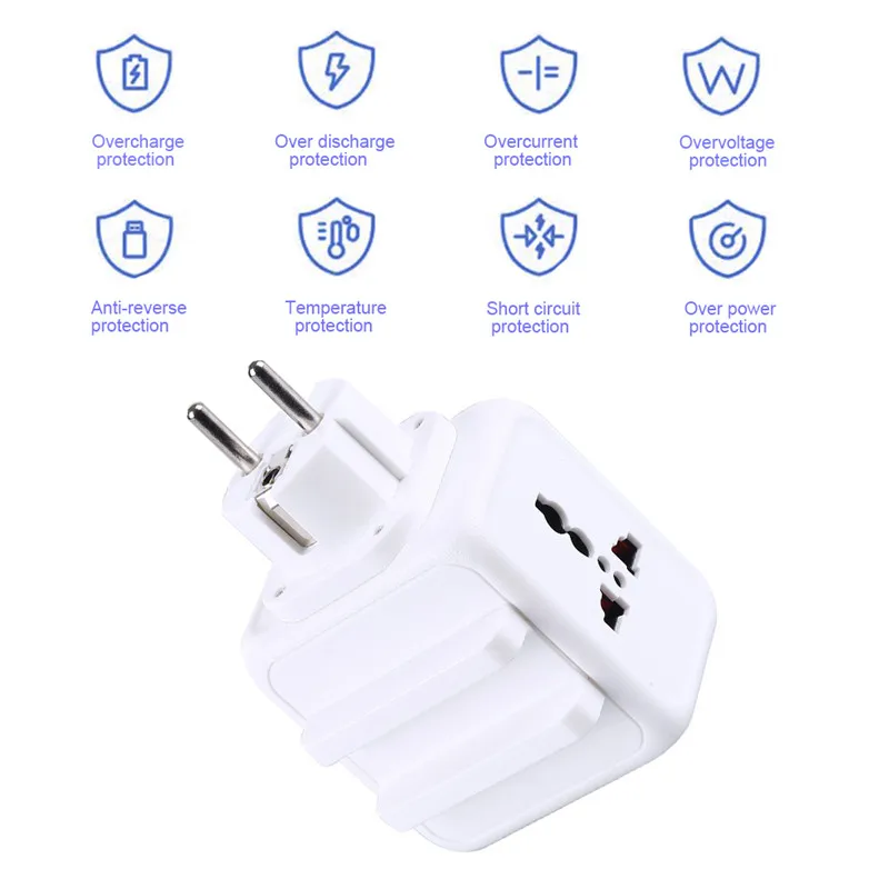 Многофункциональный держатель зарядного устройства ЕС 3* USB разъем+ 2* многофункциональный адаптер разъема для домашнего офиса зарядное устройство с 3 портами