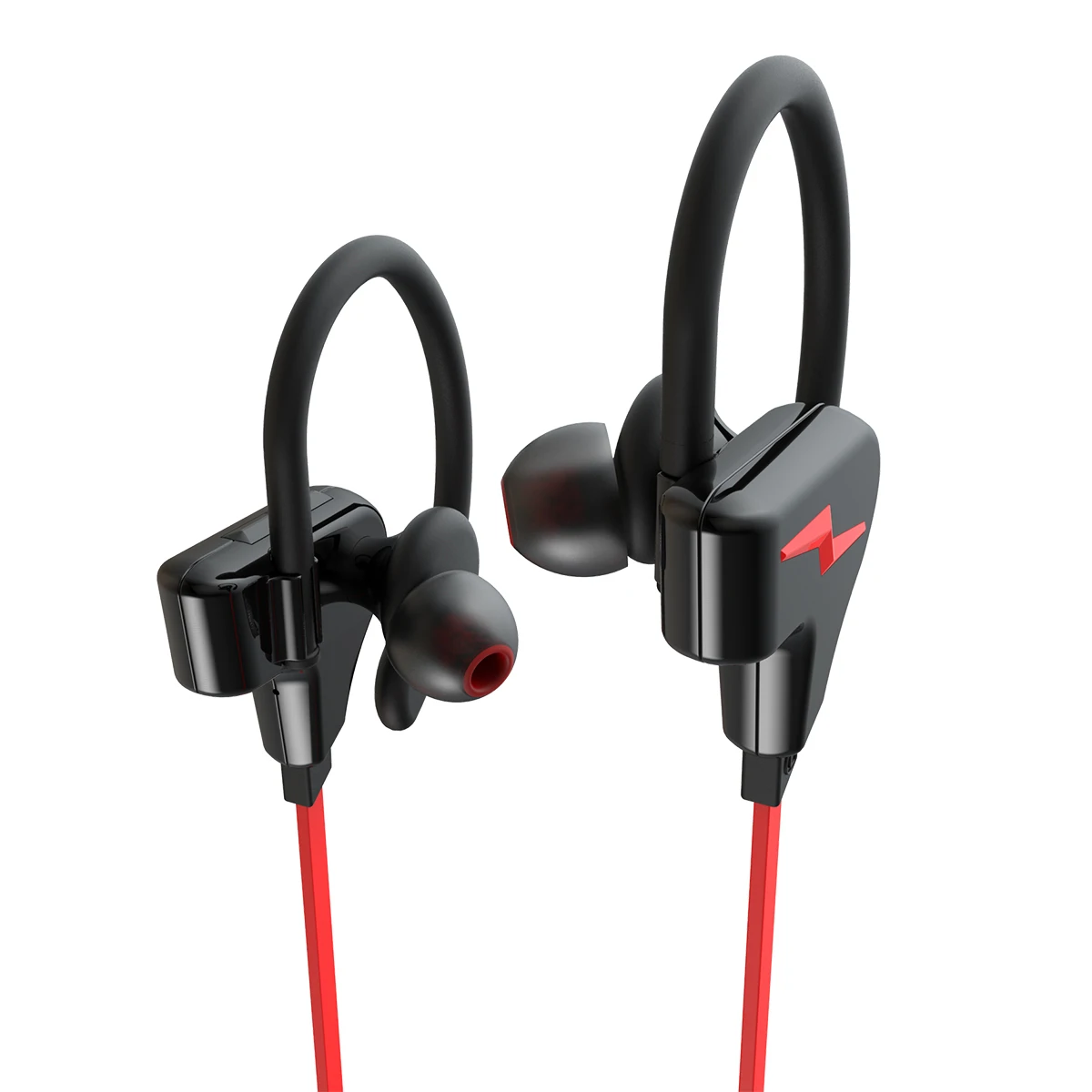 Lightweight Wireless BT Over Ear Earphone Outdoor Sports Hi Fi Headphone With Charging Cable Soft Silicone Ear Cap