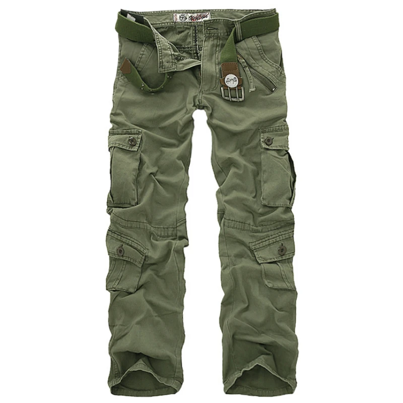 Buy Hot Sale Free Shipping Men Cargo Pants Camouflage Trousers Military Pants for Man 7 Colors Streetwear Joggers Men Pants Straight