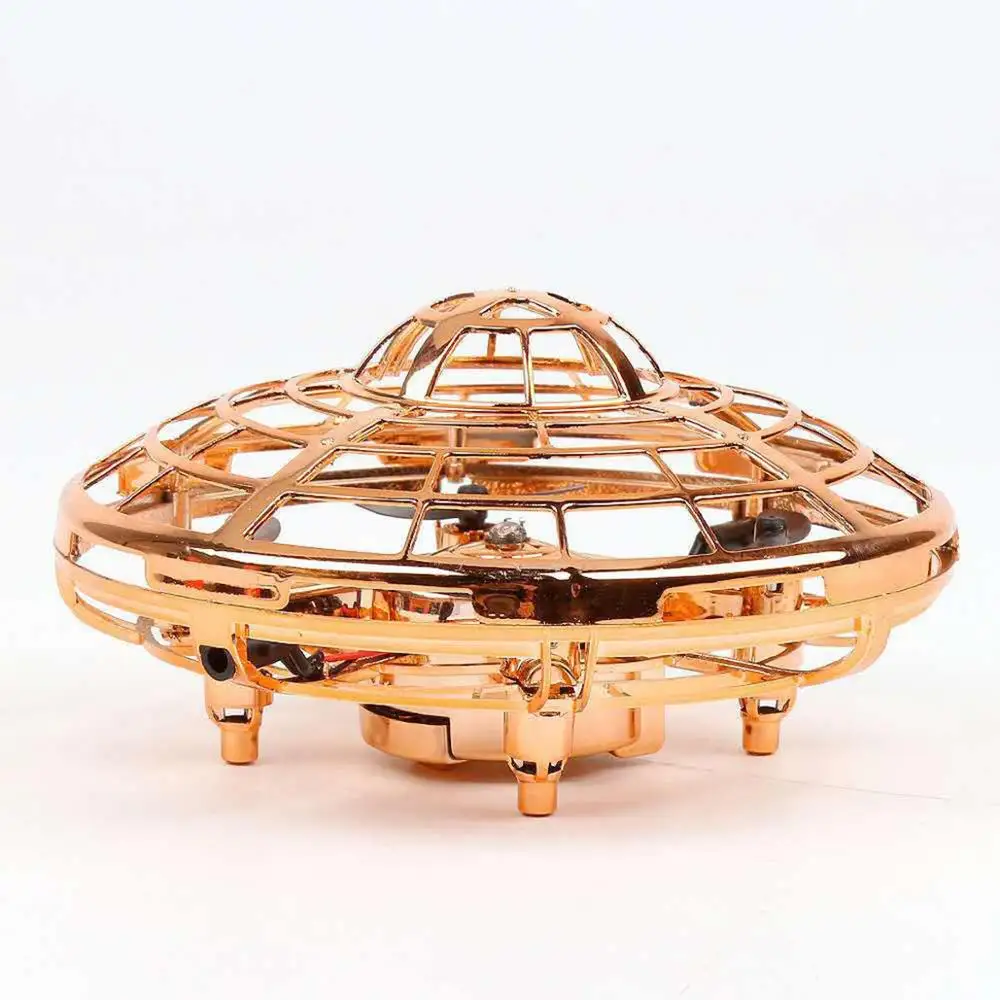 НЛО летающий шар игрушки Мини светодиодный Дрон Quad ручной RC самолет индукции левитации