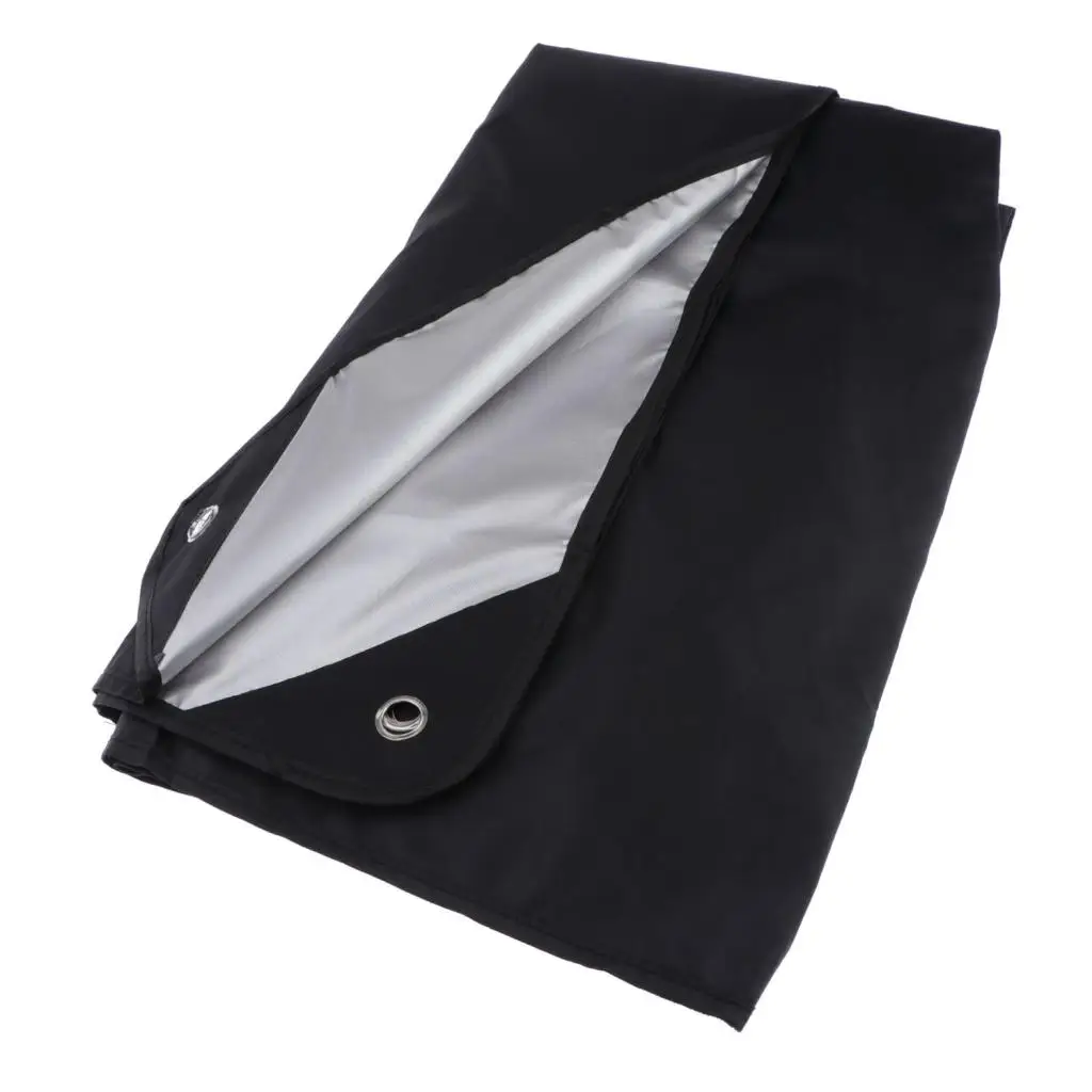 Drum Set Dust Cover - 79 x 98 Inches, Black Drum Set Parts Accessories