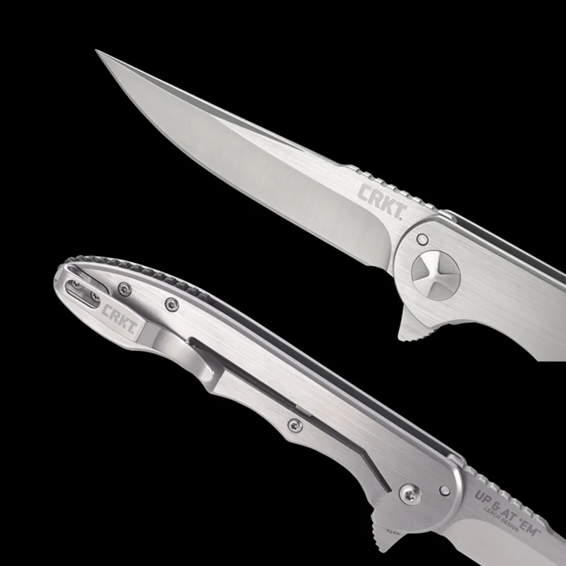 Новое поступление OEM 7076 складной нож из нержавеющей стали Ручка с 8cr13mov стальным лезвием Карманный Походный рыболовный нож, инструмент для повседневного использования
