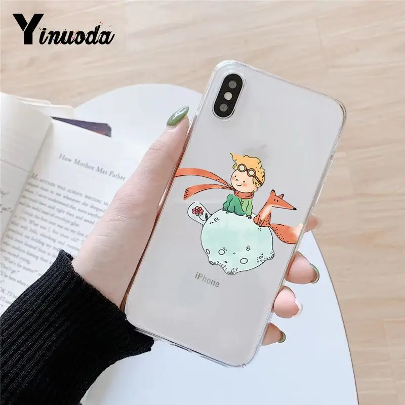 Little Prince Cover Transparent Soft Shell Phone Case for iphone 13 8 7 6 6S Plus X XS MAX 5 5S SE XR 10 Cover iPhone 11pro MAX iphone se phone case